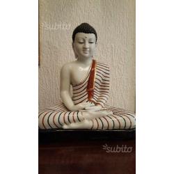 Statue:Buddha,ceramica Luigi Duso,divinità etnica