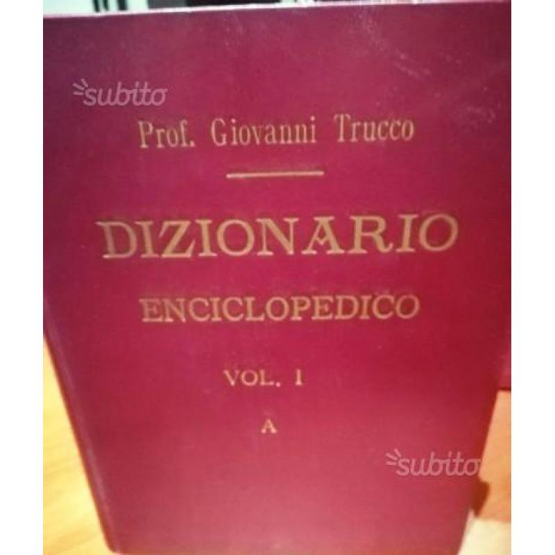Dizionario enciclopedico prof. giovanni trucco