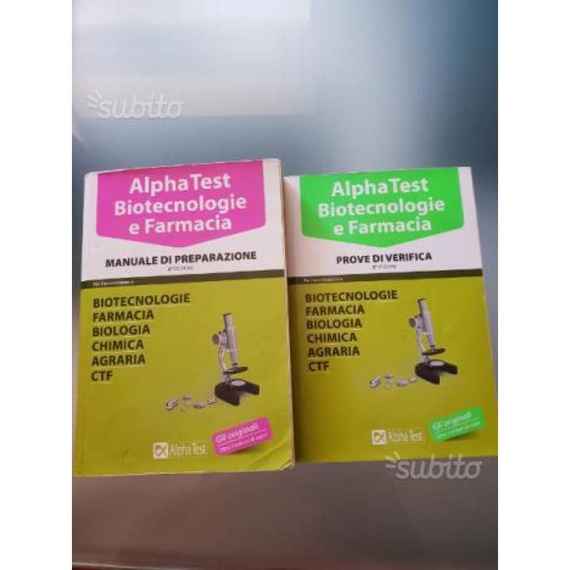 Alpha test Biotecnologie e Farmacia